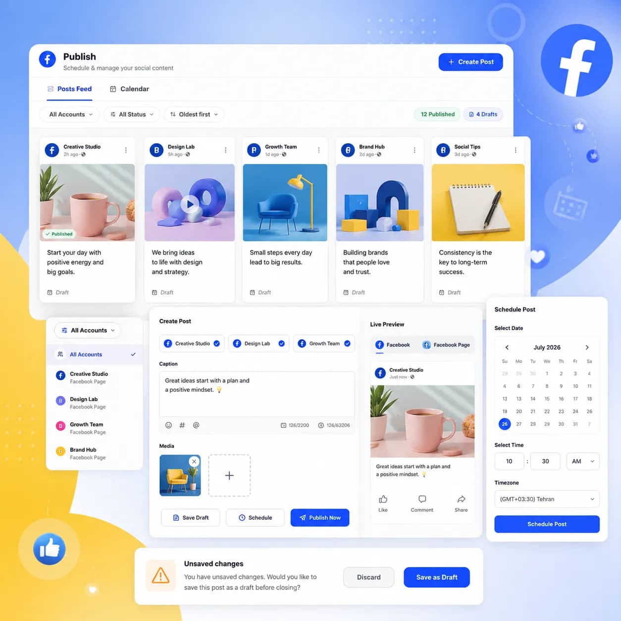 facebook post schedule